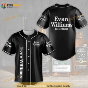 Evan Williams Bourbon 3D Baseball Jersey