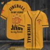 Fireball In My Veins Jesus In My Heart 3D Baseball Jersey