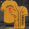 Fireball Skull 3D Baseball Jersey