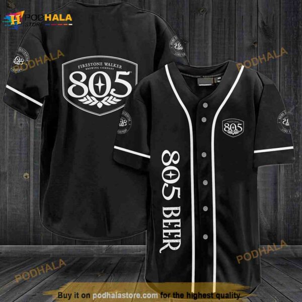 Firestone Walker 805 Beer 3D Baseball Jersey