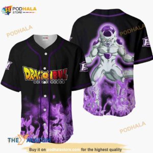 Frieza Dragon Ball Anime Gift Christmas For Fan 3D Baseball Jersey Shirt