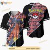 Garchomp Pokemon Anime 3D Baseball Jersey Shirt