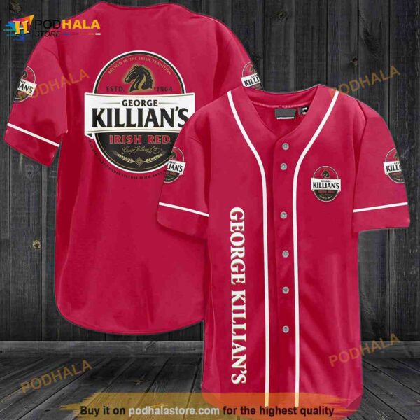 George Killian’s Irish Red 3D Baseball Jersey