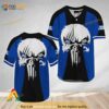 Ghost Head White Skull Bud Light 3D Baseball Jersey