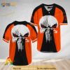 Ghost Head White Skull Jagermeister 3D Baseball Jersey