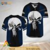 Ghost Head White Skull Modelo Beer 3D Baseball Jersey