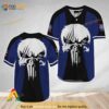 Ghost Head White Skull Pabst Blue Ribbon 3D Baseball Jersey