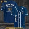 Gibson Finest Canadian Whiskey All Over Print Unisex 3D Baseball Jersey