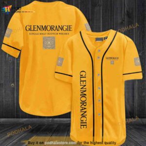 Glenmorangie Single Malt Scotch Whiskey 3D Baseball Jersey