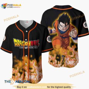 Gohan Dragon Ball Anime 3D Baseball Jersey Christmas For Fan Shirt