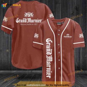 Grand Marnier All Over Print Unisex 3D Baseball Jersey