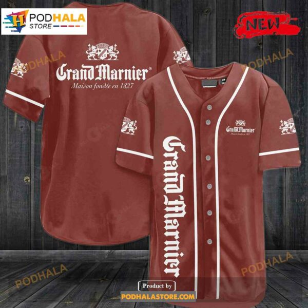 Grand Marnier All Over Print Unisex Baseball Jersey