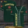 Green Jameson Whiskey 3d Baseball Jersey