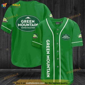 Green Mountain Coffee Roasters 3D Baseball Jersey