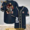 Halloween Horror Characters Miller Lite 3d Baseball Jersey