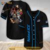 Halloween Horror Characters Natural Ice 3d Baseball Jersey