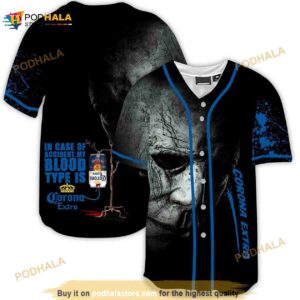 Halloween Horror Michael Myers Corona Extra 3d Baseball Jersey