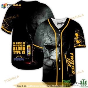 Halloween Horror Michael Myers Twisted Tea 3d Baseball Jersey