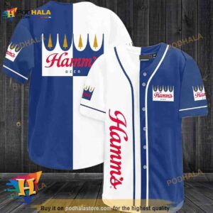 Hamm’s Beer 3D Baseball Jersey