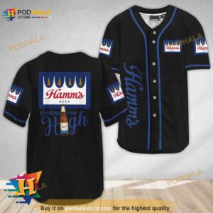 Hamm’s Beer Make Me High 3D Baseball Jersey