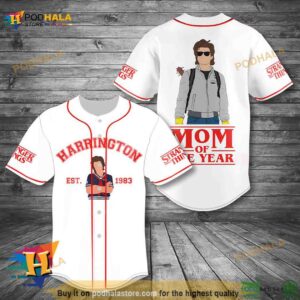 Harrington 1983 Mom Of The Year Stranger Things 3D Baseball Jersey Shirt