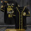 Harry Potter Run Like You’re Late For Platform 9 34 3D Baseball Jersey Black