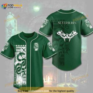 Harry Potter Slytherin 3D Baseball Jersey