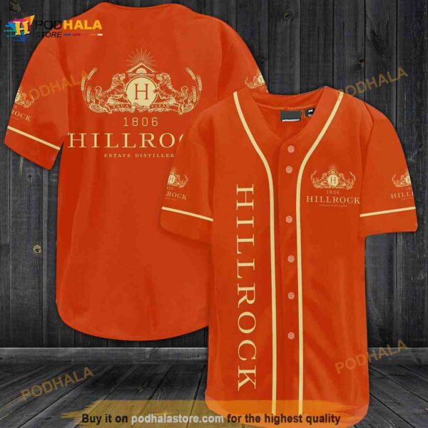 Hill Rock 3D Baseball Jersey