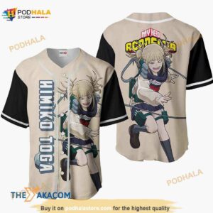 Himiko Toga My Hero Academia Anime 3D Baseball Jersey Shirt