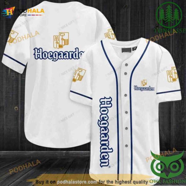 Hoegaarden 3D Baseball Jersey Shirt