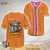 Horror Freddy Jason Drinking Buddies Dunkin Donuts 3D Baseball Jersey