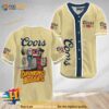 Horror Freddy and Jason Drinking Buddies Coors Banquet 3D Baseball Jersey