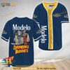 Horror Freddy and Jason Drinking Buddies Modelo 3D Baseball Jersey