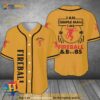 I Am A Simple Man I Like Fireball All Over Print Unisex 3D Baseball Jersey