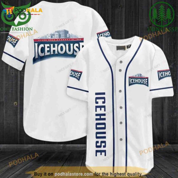 Icehouse 3D Baseball Jersey Shirt