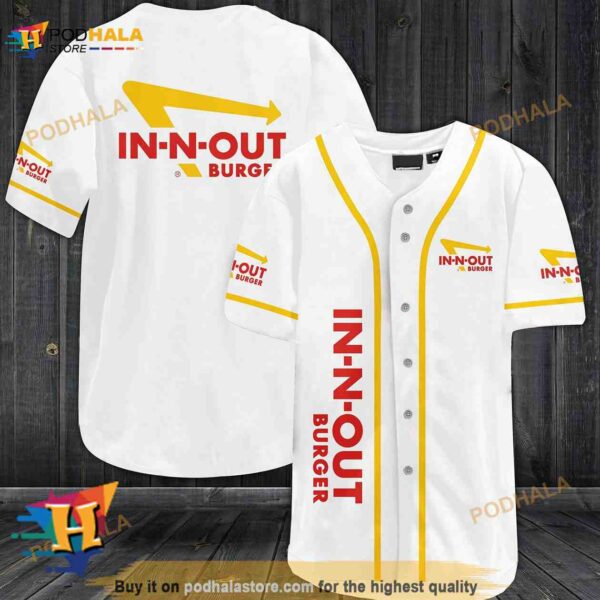 In-n-out Burger 3D Baseball Jersey