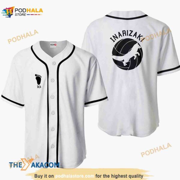 Inarizaki Haikyuu Anime Costume 3D Baseball Jersey Shirt Bpq