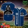 Indianapolis Colts 3D Baseball Jersey Darth Vader Star Wars Personalized Custom Name Number