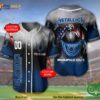 Indianapolis Colts Custom Name Number Metallica 3D Baseball Jersey