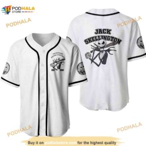 Jack Skellington The Nightmare Before Christmas Disney 3D Baseball Jersey