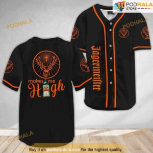 Jagermeister Make Me High 3D Baseball Jersey