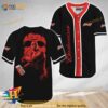 Jason Voorhees Friday The 13th Budweiser Beer 3D Baseball Jersey