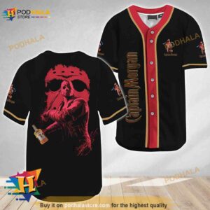 Jason Voorhees Friday The 13th Captain Morgan 3D Baseball Jersey