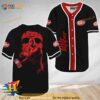 Jason Voorhees Friday The 13th Dr Pepper 3D Baseball Jersey