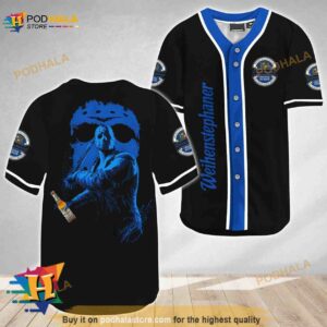 Jason Voorhees Friday The 13th Weihenstephaner 3D Baseball Jersey