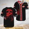 Jason Voorhees Halloween Friday The 13th Dr Pepper 3D Baseball Jersey Shirt