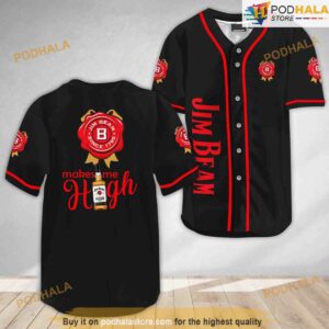 Jim Beam Make Me High 3D Baseball Jersey