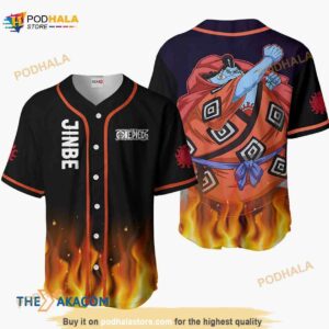 Jinbe Anime 3D Baseball Jersey Shirt