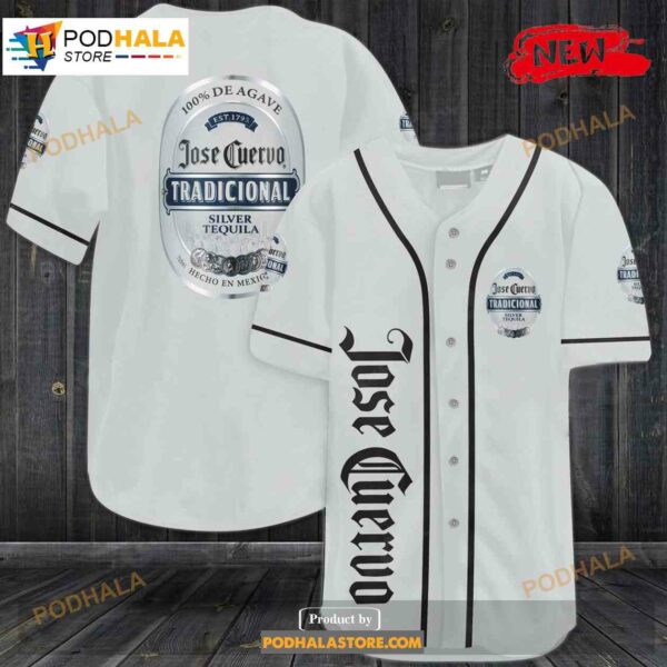 Jose Cuervo Silver All Over Print Unisex Baseball Jersey