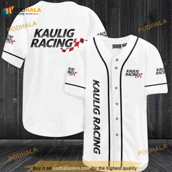 Kaulig Racing Car Team 3D Baseball Jersey